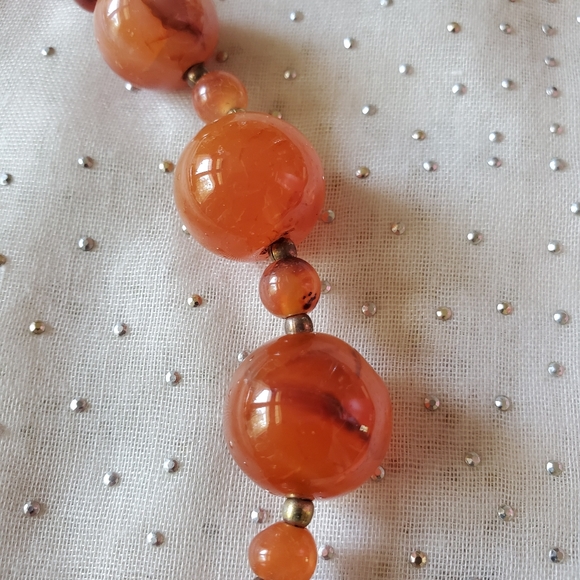 Carnelian Necklace 18" - Picture 3 of 5